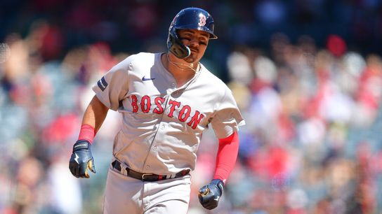 FINAL: Red Sox 12, Angels 1 - Hamilton, Devers, O'Neill, and McGuire All Homer in Sox Rout taken at BSJ Headquarters (Red Sox)